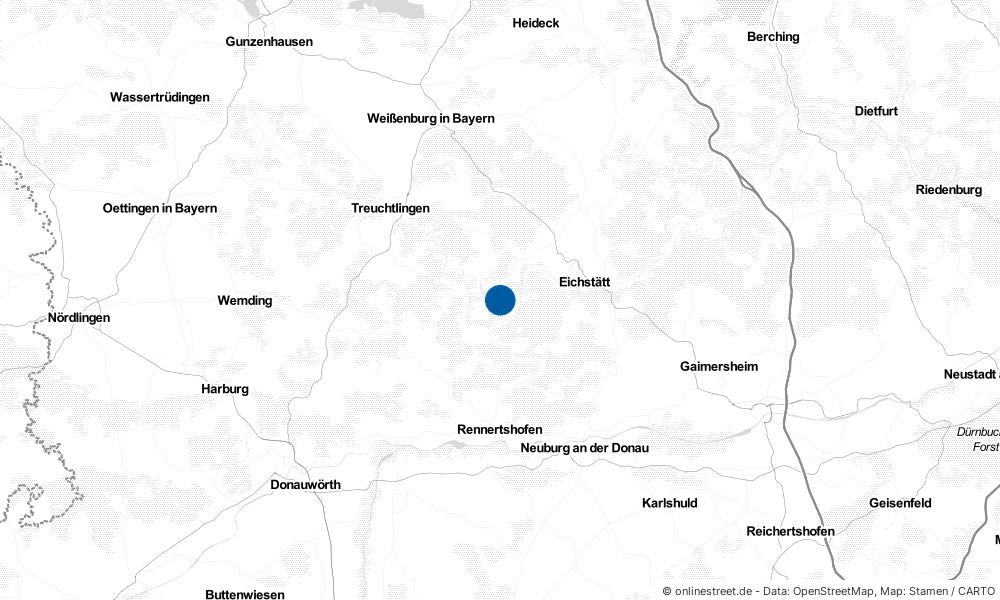 Karte: Wo liegt Dollnstein?