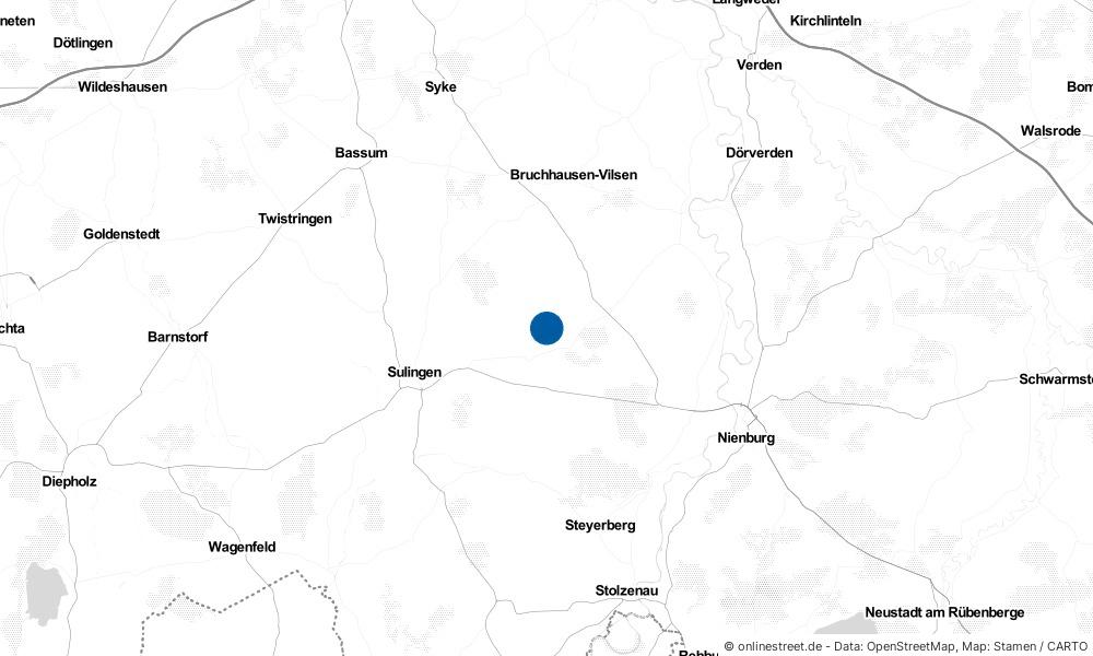 Karte: Wo liegt Staffhorst?