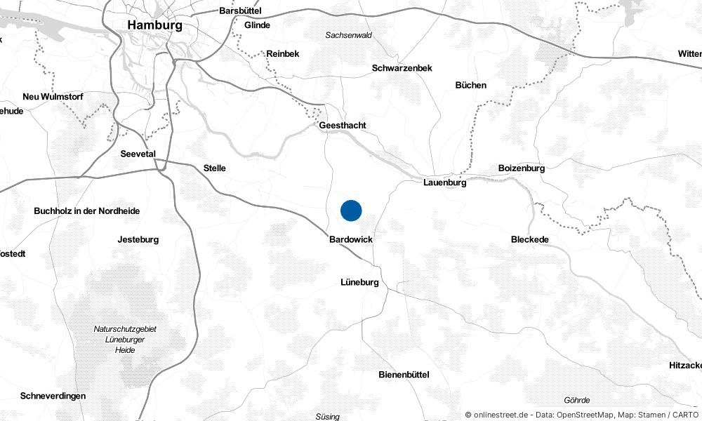 Karte: Wo liegt Wittorf?