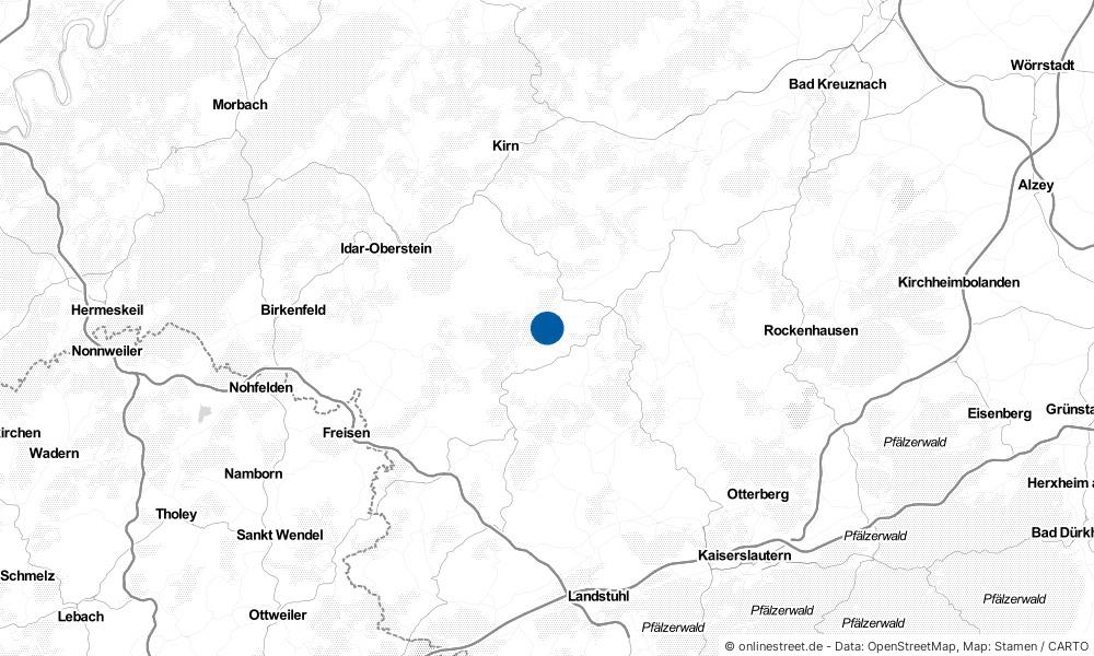 Karte: Wo liegt Kirrweiler (Pfalz)?