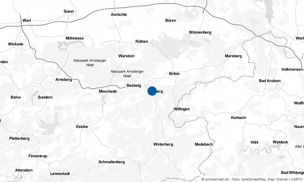 Olsberg in Nordrhein-Westfalen