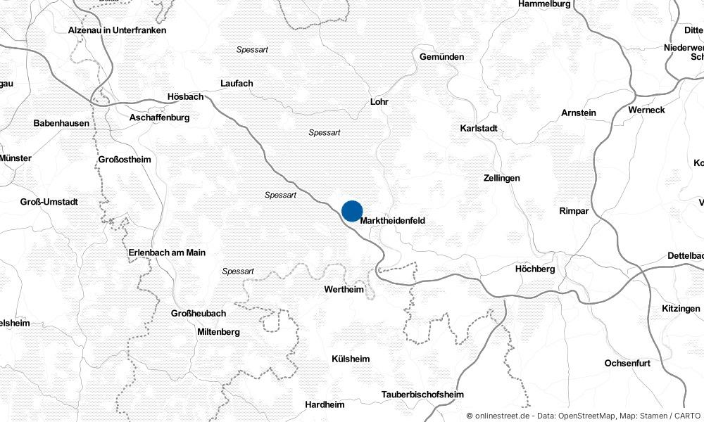 Karte: Wo liegt Esselbach?