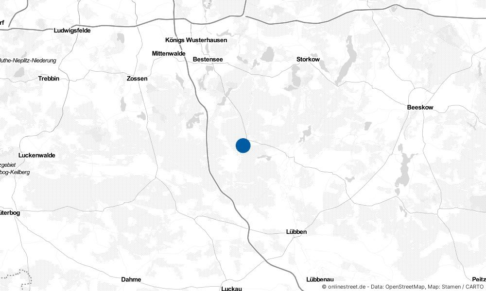 Karte: Wo liegt Märkisch Linden?