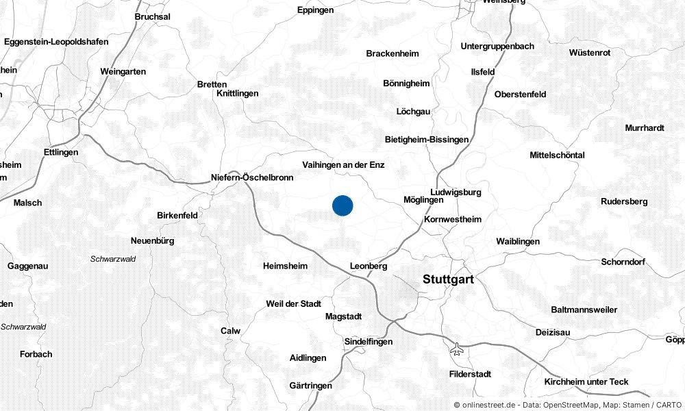 Karte: Wo liegt Eberdingen?