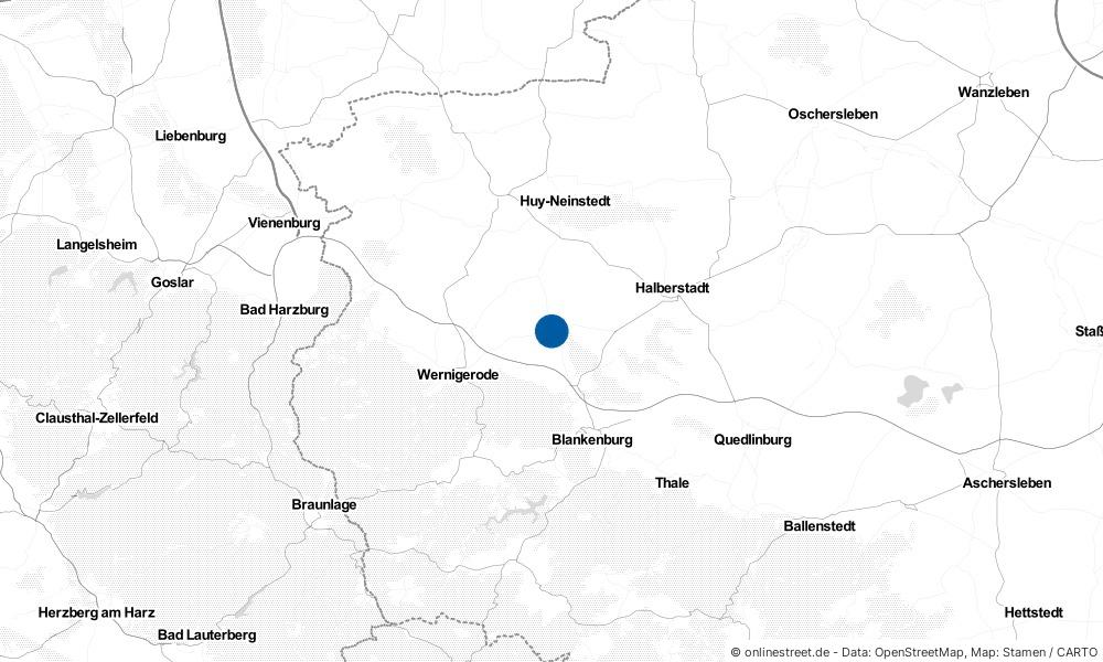 Karte: Wo liegt Derenburg?