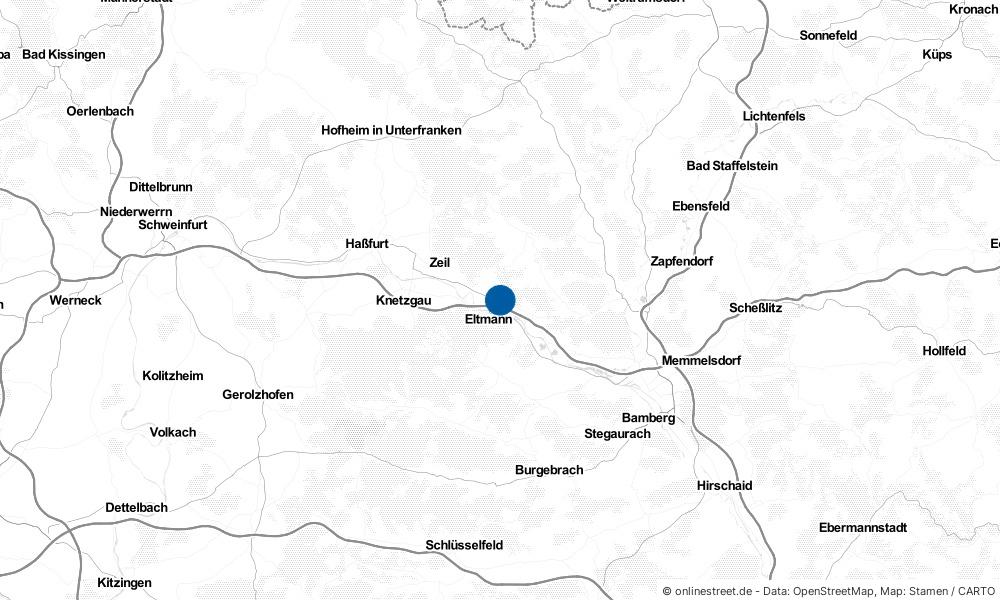 Karte: Wo liegt Ebelsbach?