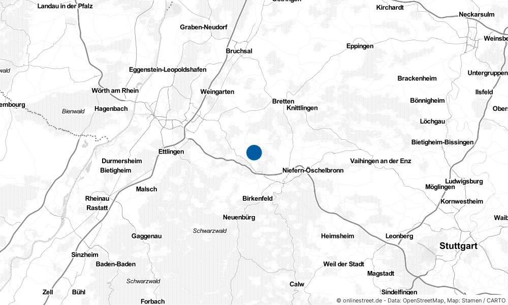 Karte: Wo liegt Kämpfelbach?