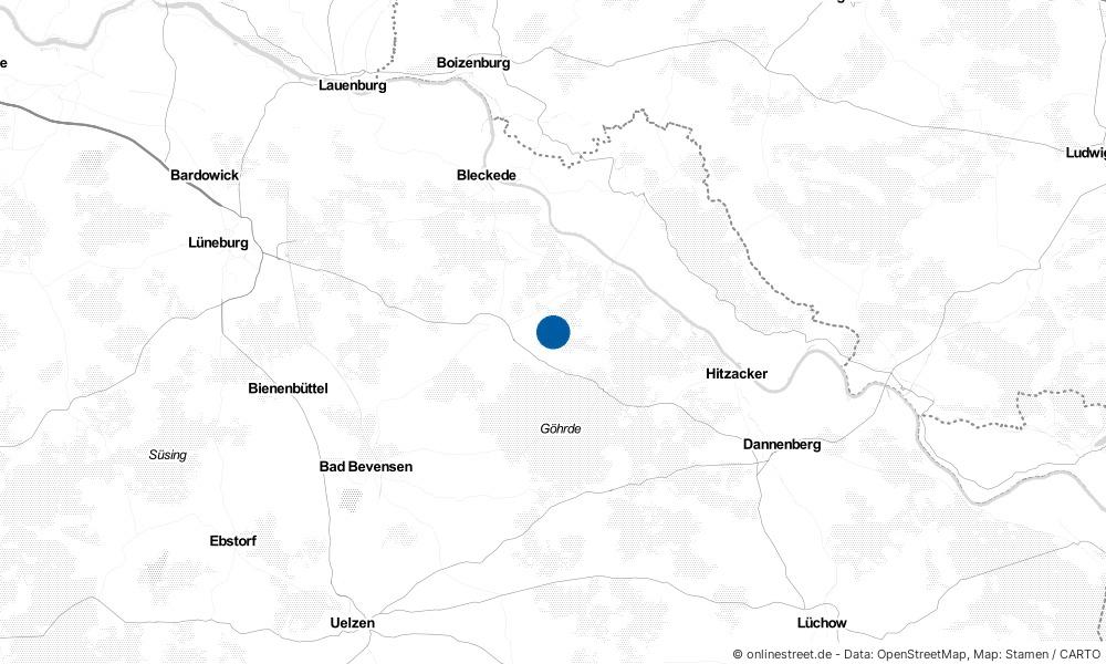 Karte: Wo liegt Nahrendorf?