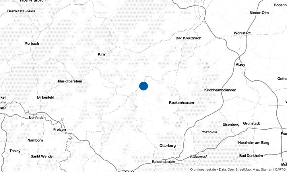 Karte: Wo liegt Odenbach?