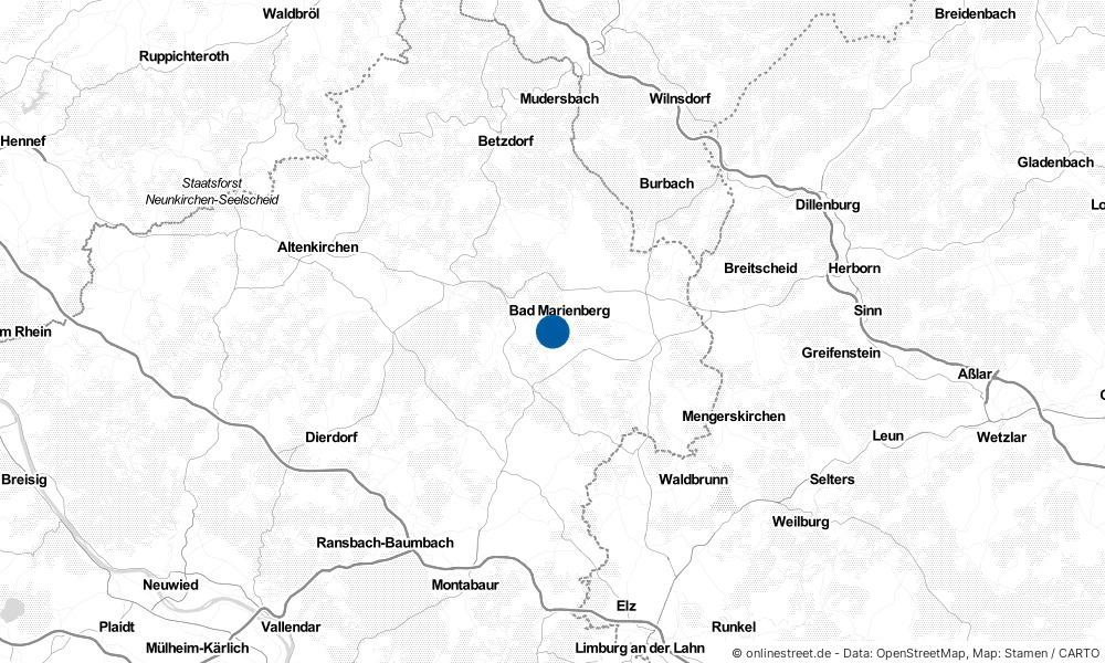 Karte: Wo liegt Hahn bei Marienberg?