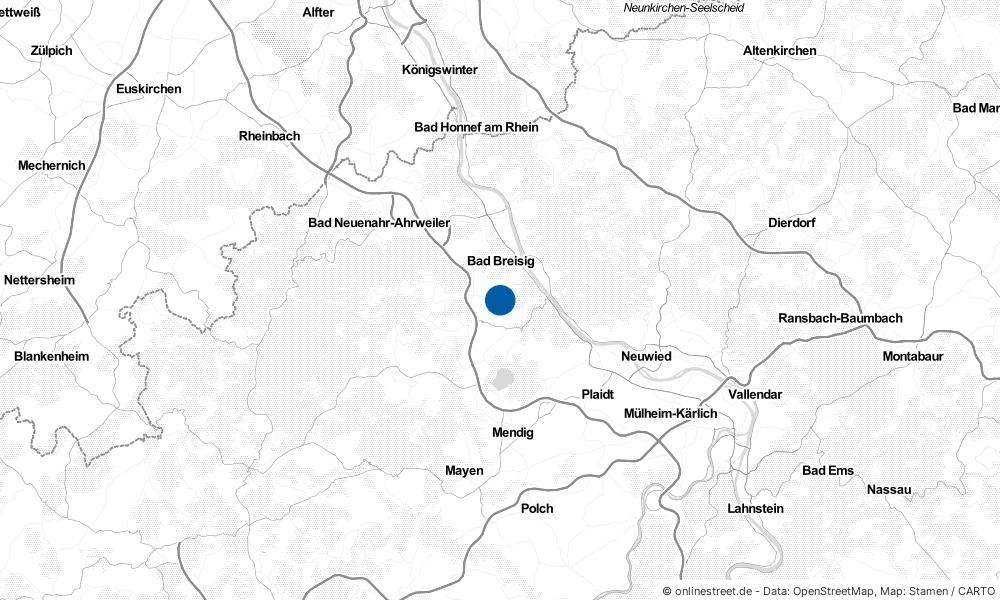 Karte: Wo liegt Gönnersdorf?