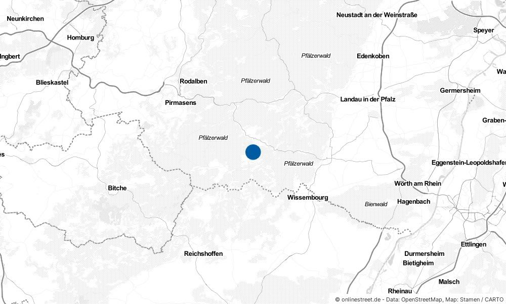 Karte: Wo liegt Bruchweiler-Bärenbach?