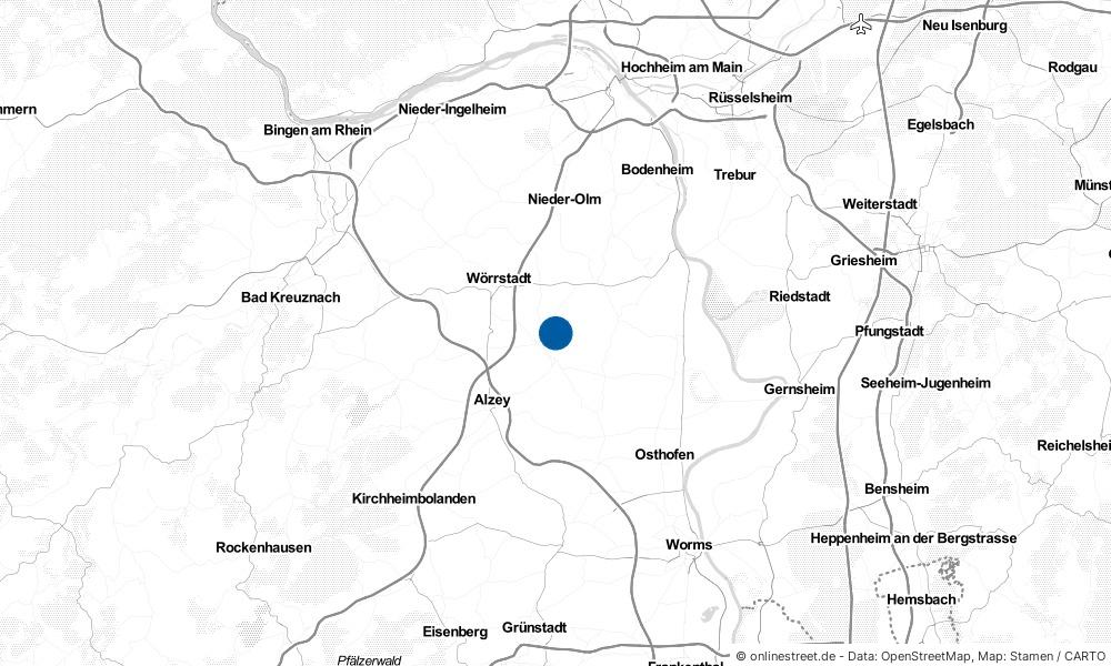 Karte: Wo liegt Bechtolsheim?
