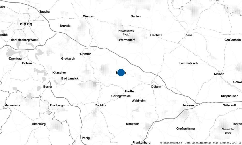 Karte: Wo liegt Thümmlitzwalde?
