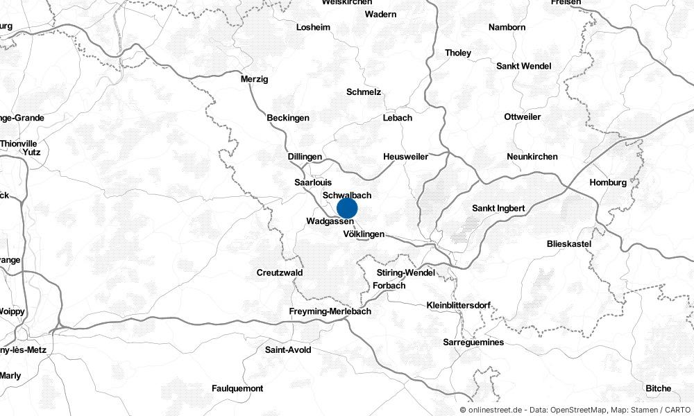 Karte: Wo liegt Schwalbach?