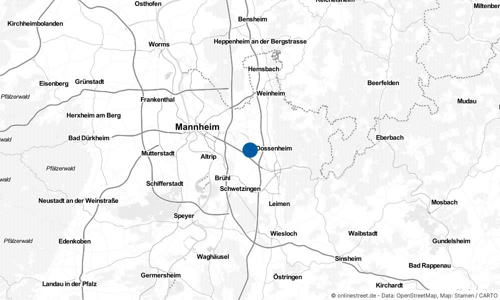 Karte: Wo liegt Edingen-Neckarhausen?