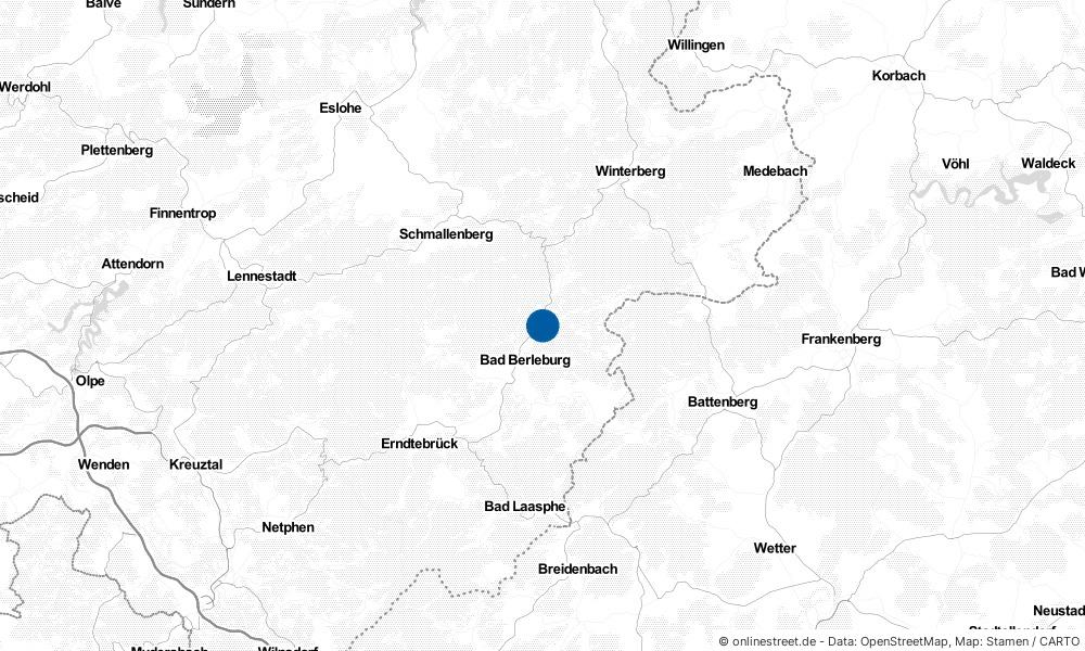 Karte: Wo liegt Wemlighausen?