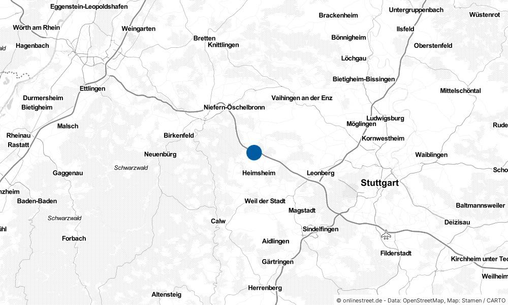 Friolzheim in Baden-Württemberg