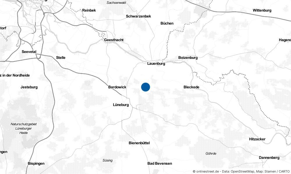 Karte: Wo liegt Scharnebeck?
