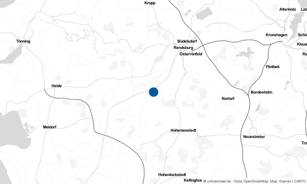 Karte: Wo liegt Beringstedt?