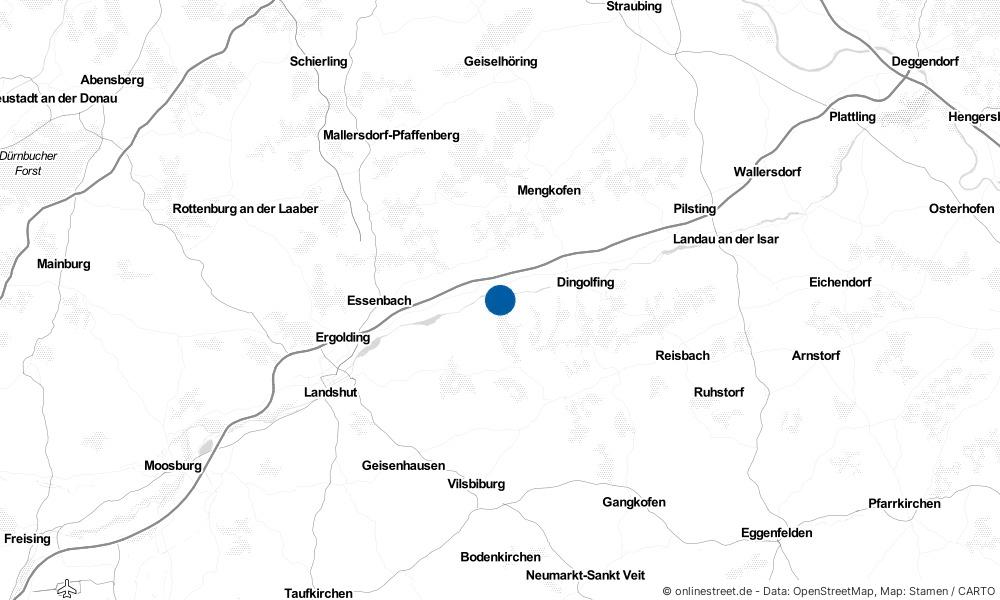 Karte: Wo liegt Niederviehbach?