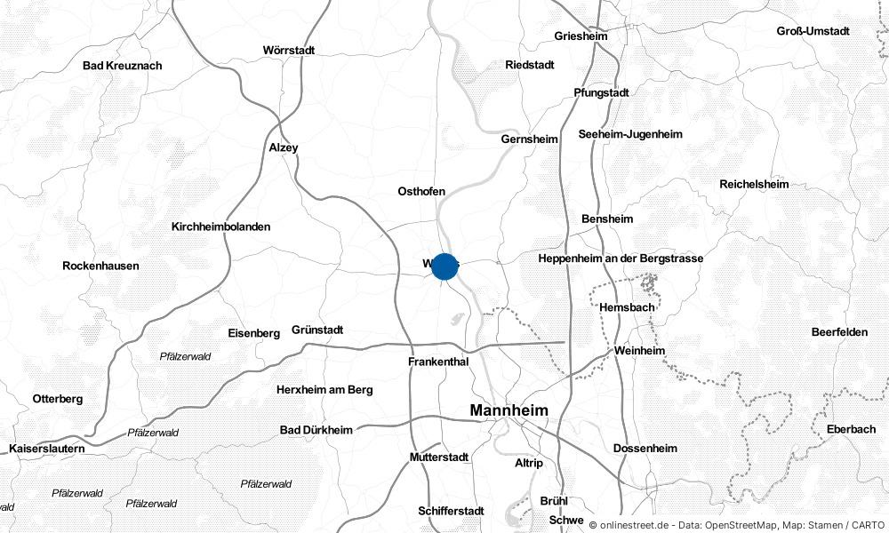 Worms in Rheinland-Pfalz