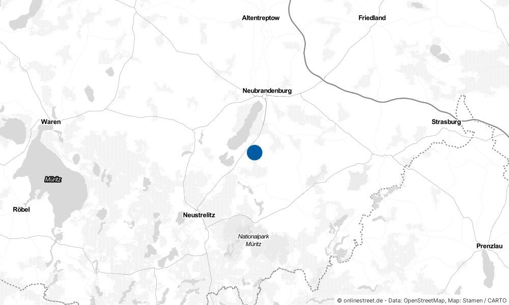 Karte: Wo liegt Groß Nemerow?