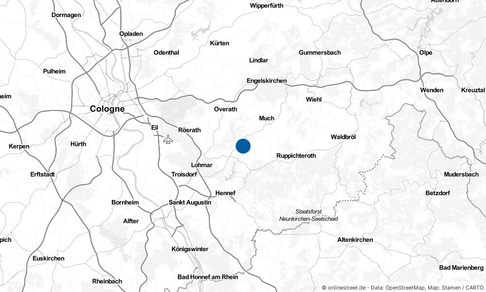 Karte: Wo liegt Neunkirchen-Seelscheid?