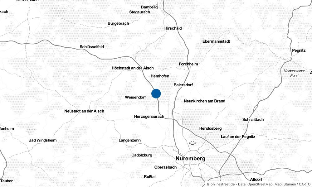 Karte: Wo liegt Heßdorf?