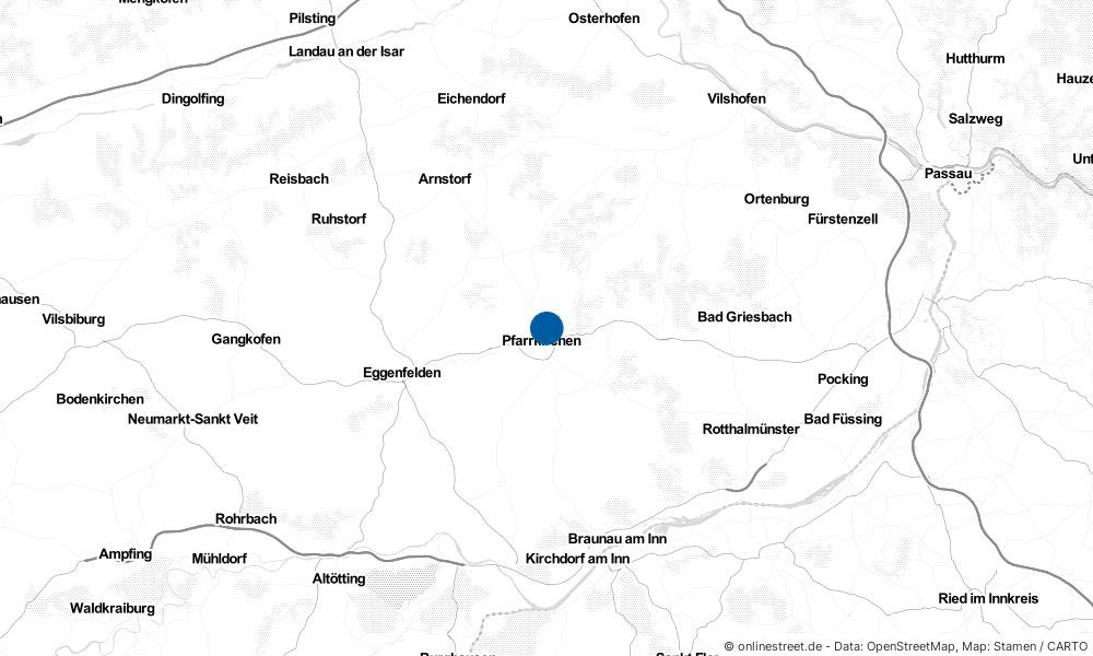Karte: Wo liegt Pfarrkirchen?