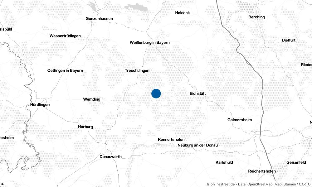 Karte: Wo liegt Mörnsheim?