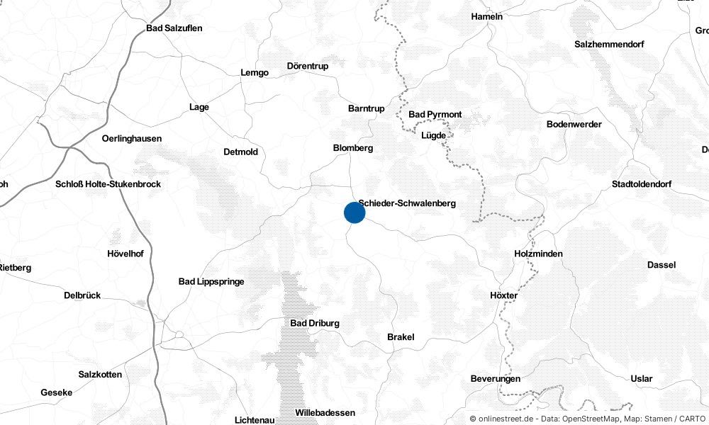 Karte: Wo liegt Steinheim?