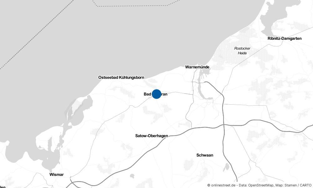 Karte: Wo liegt Bad Doberan?