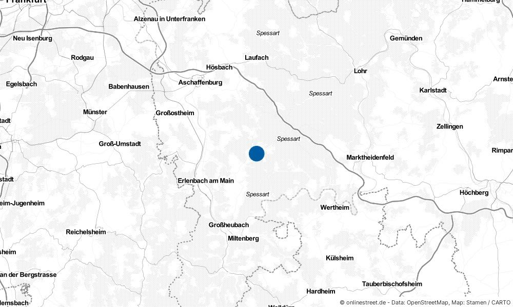 Karte: Wo liegt Dammbach?