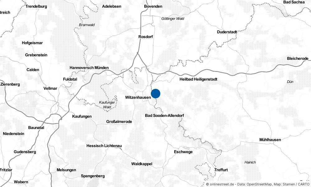 Karte: Wo liegt Bornhagen?
