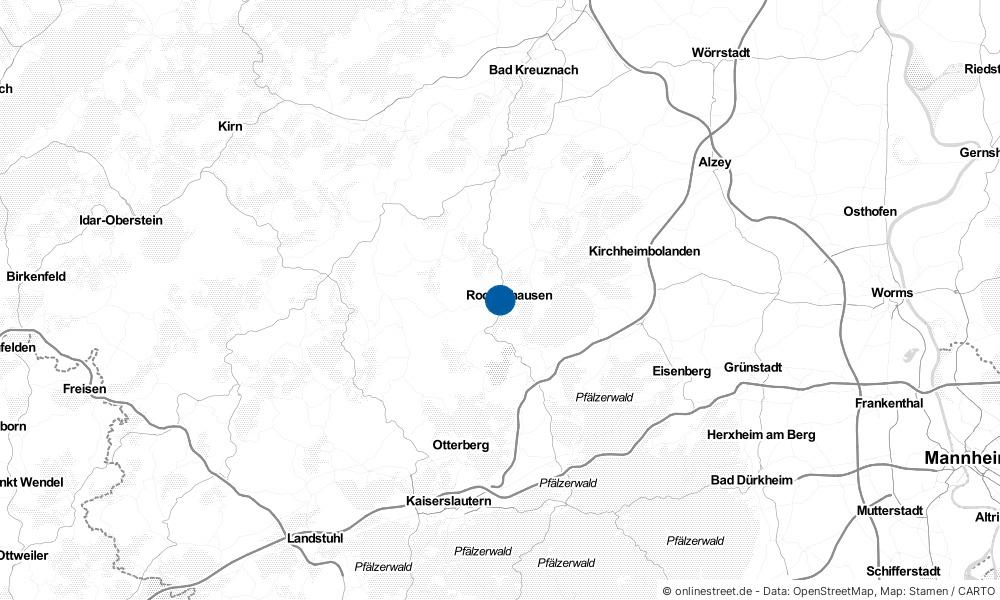 Karte: Wo liegt Rockenhausen?