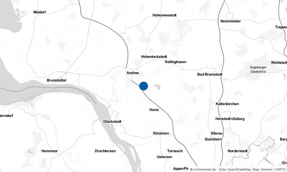 Karte: Wo liegt Breitenburg?