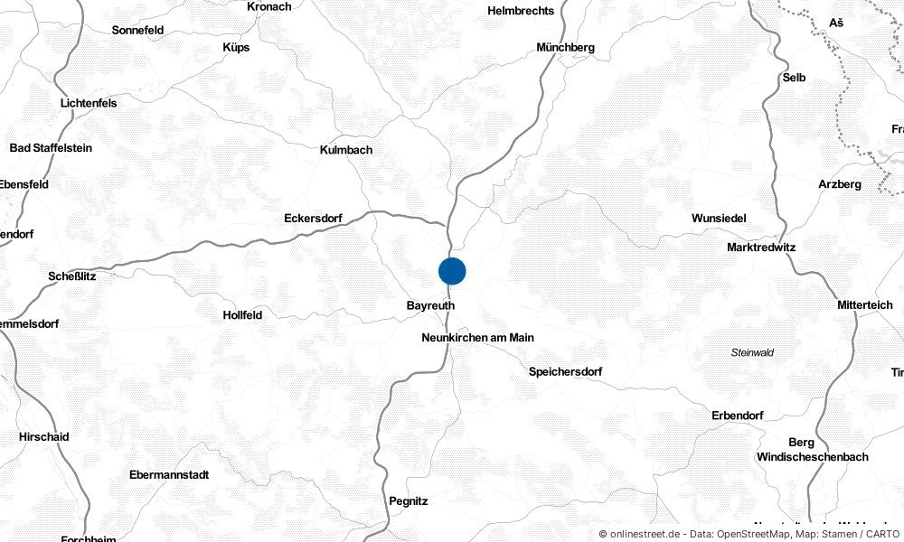 Karte: Wo liegt Bindlach?
