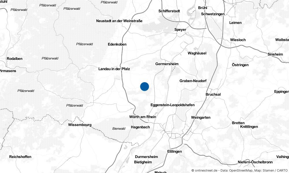 Karte: Wo liegt Herxheimweyher?