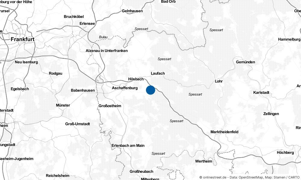 Karte: Wo liegt Bessenbach?