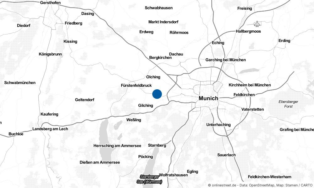 Karte: Wo liegt Puchheim?