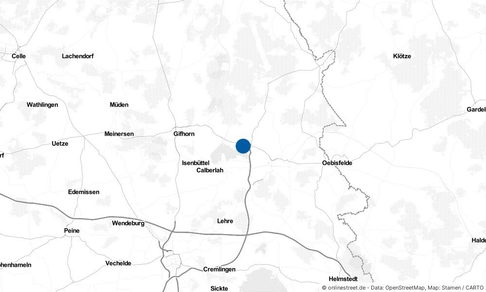 Karte: Wo liegt Weyhausen?