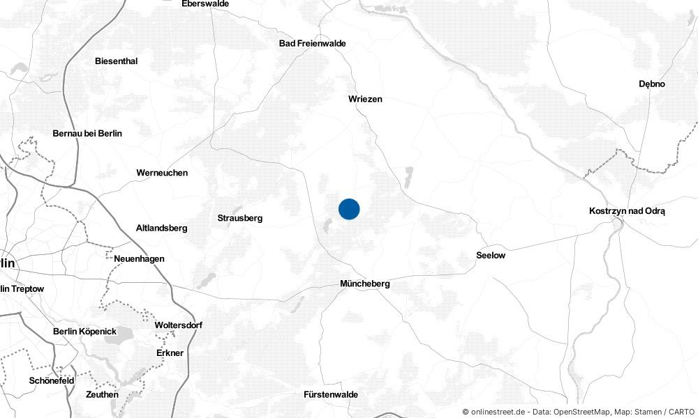Karte: Wo liegt Pritzhagen?