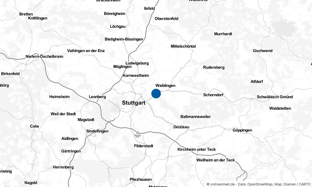 Fellbach in Baden-Württemberg