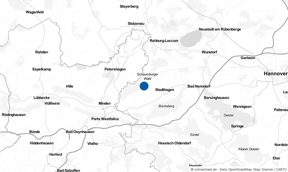 Karte: Wo liegt Hespe-Hiddensen?