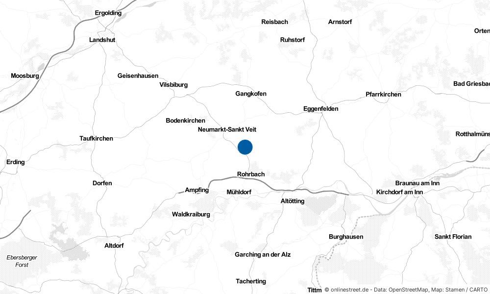 Karte: Wo liegt Niedertaufkirchen?