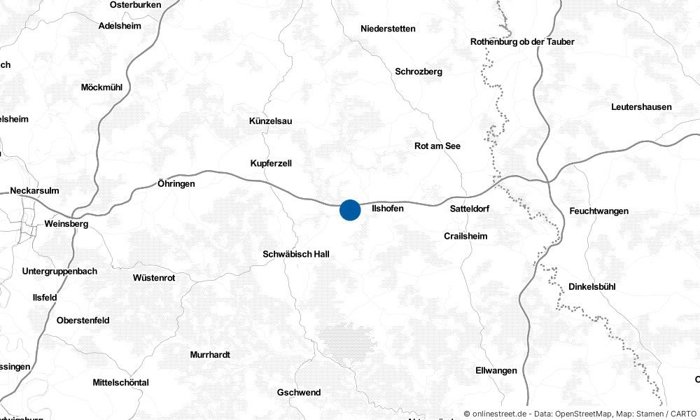 Karte: Wo liegt Wolpertshausen?