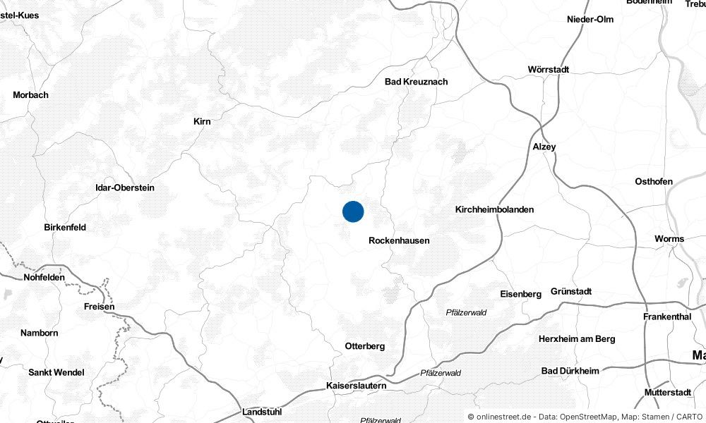 Karte: Wo liegt Waldgrehweiler?
