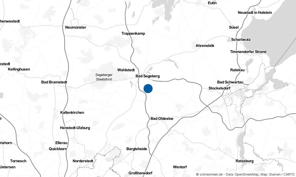 Karte: Wo liegt Traventhal?