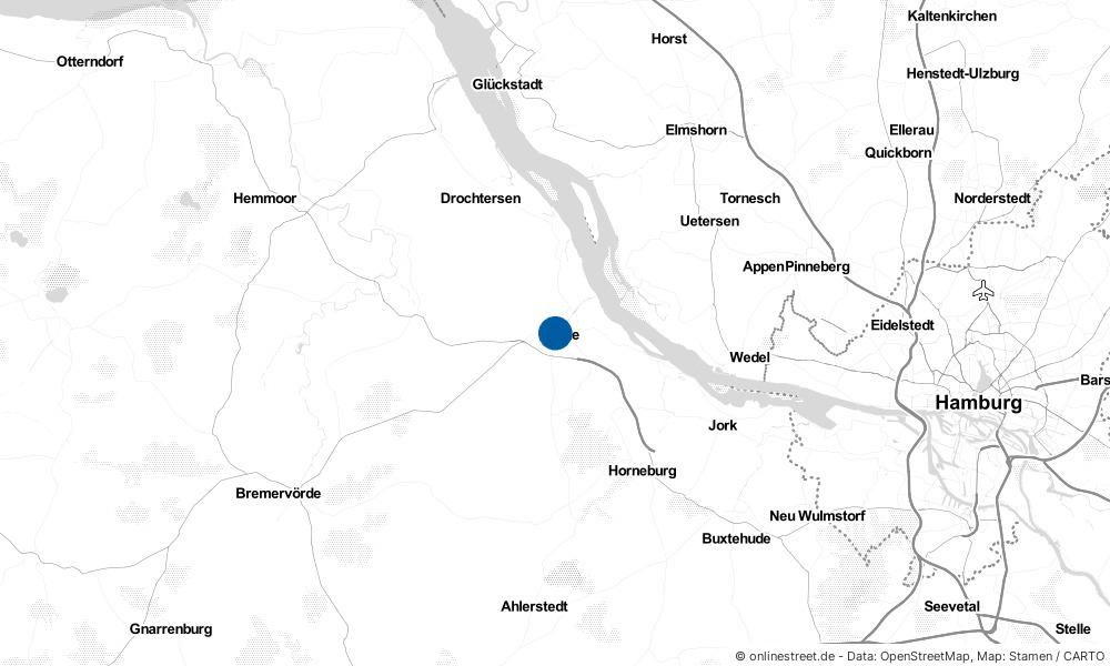 Karte: Wo liegt Stade?